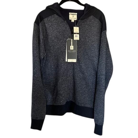 Scott James Navy Hoodie, size Large, NWT - Picture 1 of 6